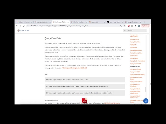 Query your Tableau view data like a boss using Python and Pandas
