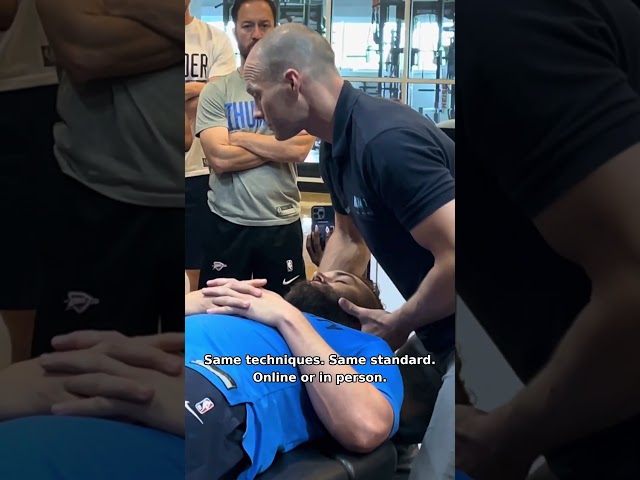 Training with the NBA #manualtherapy #physiotherapist #nba