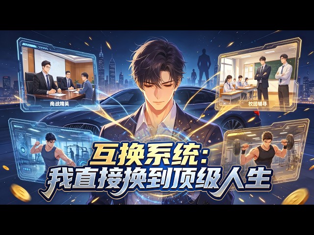 💥ENG SUB💥【互换系统：我直接换到顶级人生】倒霉大学生意外开启交换人生系统，穿梭不同身份完成委托获取奖励，从平凡学生一路逆袭成商界传奇。第1-47集 #玄幻 #逆袭 #都市 #anime