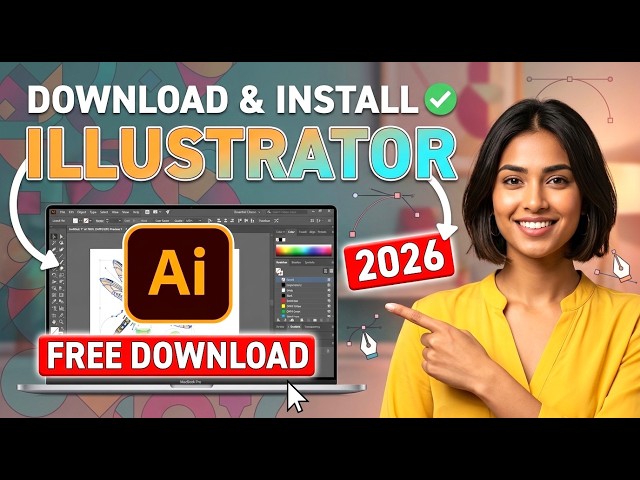Illustrator 2026 Free Download 🚀 | Full Crack + Lifetime Activation | 100% Working