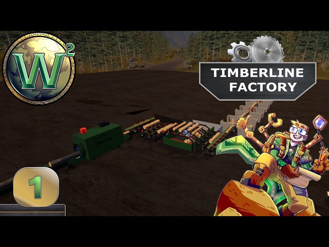Timberline Factory - Realistic Sawmill Simulation - Let's Play - Episode 1