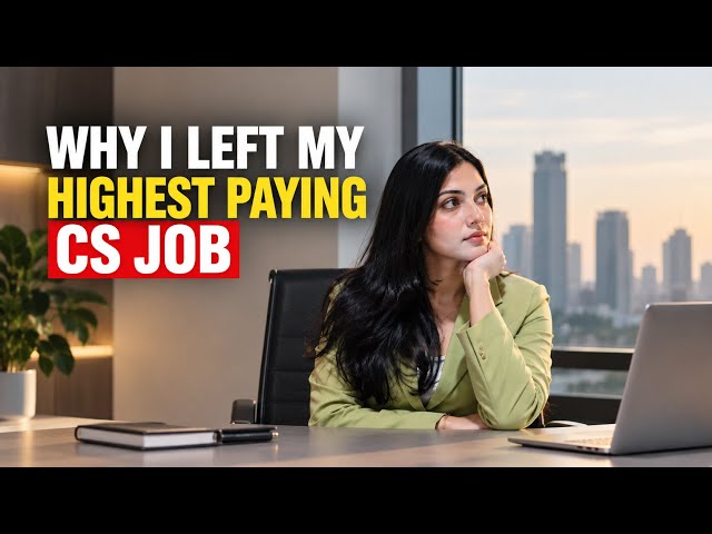 Ep 1 - Corporate to Entrepreneurship | Why I left my highest paying corporate job as CS