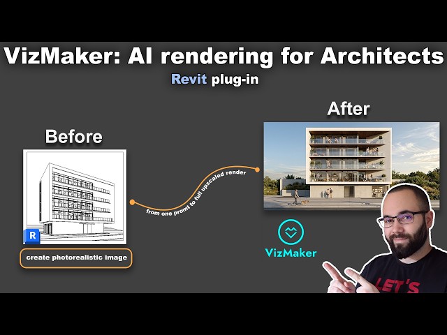 AI Rendering for Architects | Revit + VizMaker