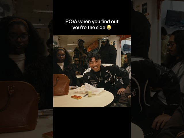 when you find out you’re the side 😭