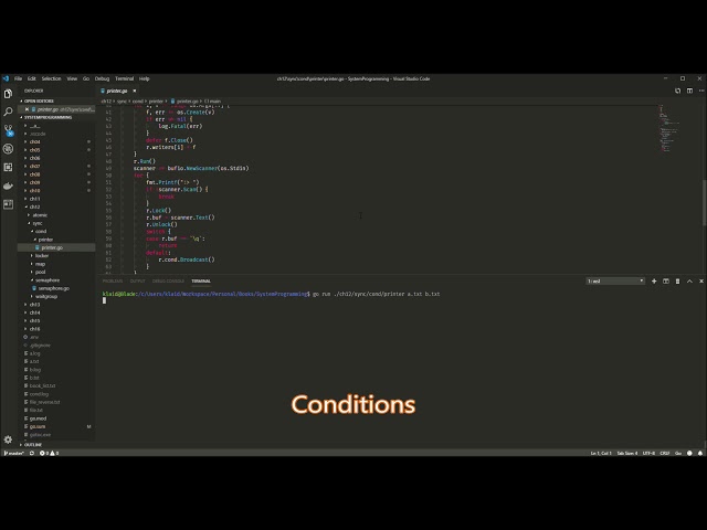 Hands-On System Programming with Go | 12. Synchronization with sync and atomic