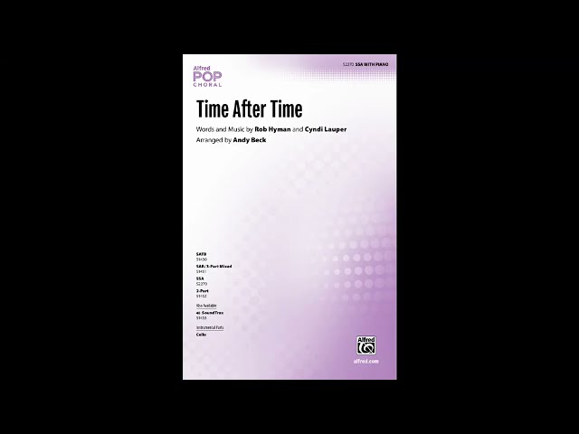 Time After Time (SSA) arr. Andy Beck