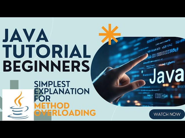 Method Overloading In Java | Why Can Java Have TWO Methods With Same Name-CompileTime Polymorphism 