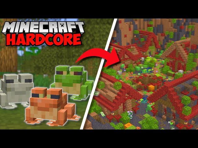 I Built A FROG CITY in Minecraft Hardcore (#46)