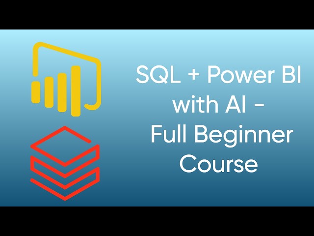 Build Your First AI Data Dashboard | SQL, Databricks & Power BI for Beginners (Full Free Course)