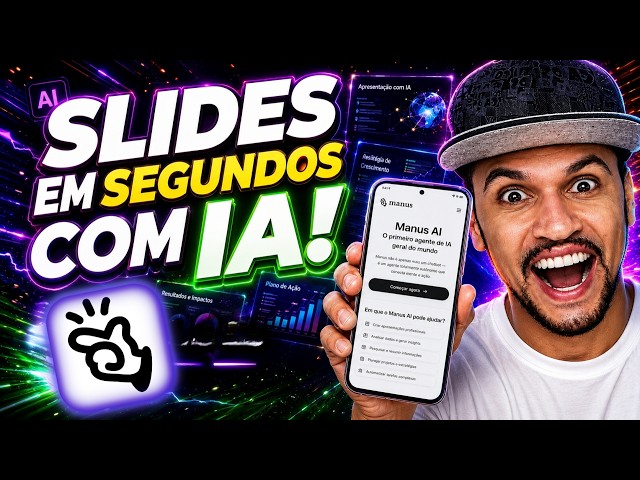 Como CRIAR SLIDES em Segundos com Inteligência Artificial Direto do Celular [PASSO A PASSO]