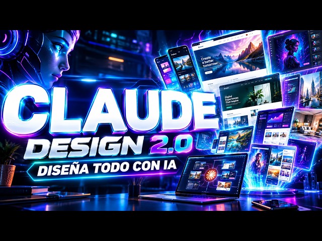 Claude Design 2.0 DESBLOQUEADO 🔥 Diseña TODO con IA (Casos REALES)
