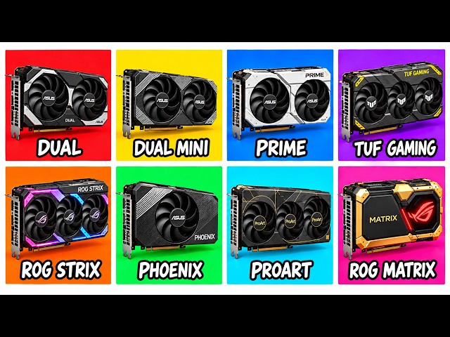 Every ASUS GPU Explained in 13 Minutes — Which One Should You Actually Buy?