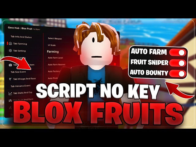 (KEYLESS) Blox Fruits SCRIPT | Auto Farm, Fruit Sniper, Auto Bounty !!