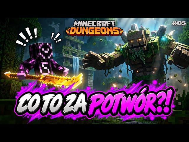 COŚ TAKIEGO CZEKAŁO W DŻUNGLI?! - MINECRAFT DUNGEONS ODC 5