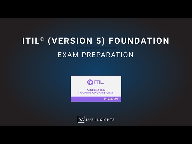 ITIL® (version 5) Foundation Exam Preparation Training | Introduction | eLearning