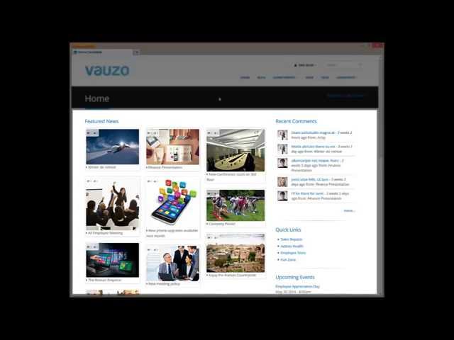 Vauzo Social Intranet Software HD | 5 Minute Product Demo