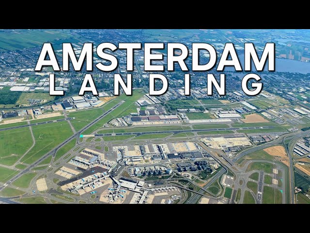 AMSTERDAM LANDING 2026 4K 🇳🇱 ✈️