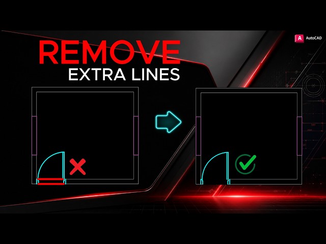 Stop Trimming Lines Manually! Do THIS in AutoCAD
