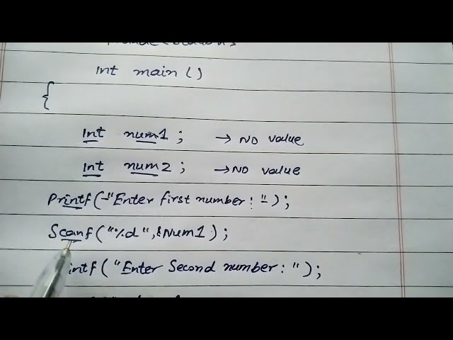 2 Numbers Calculator with C Program | C Language Programming Notes