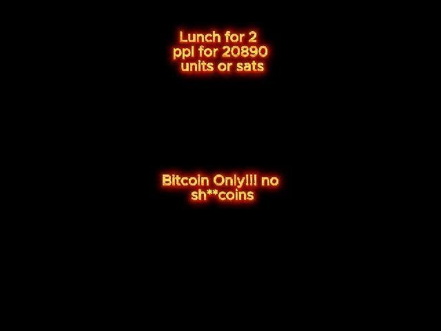 Paying for Lunch with Bitcoin #square #bitcoin #paywithbitcoin