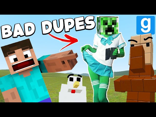 BAD MINECRAFT DUPES! (Garry's Mod Sandbox) | JustJoeKing