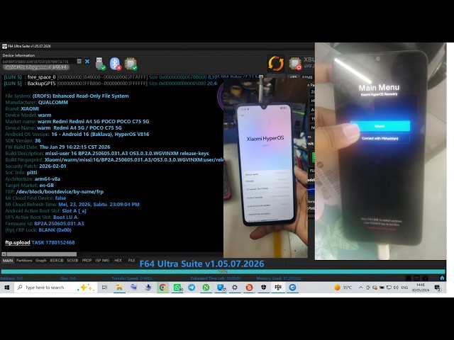 Redmi A4 & POCO C75 5G | Couldn't Mount File problem F64 box Dead Fix
