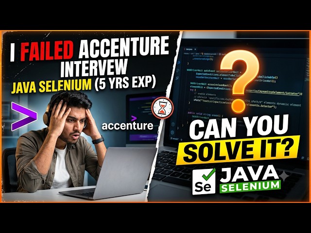 I failed GlobalLogic & Accenture Java Selenium Interview for this question | Can you solve it?