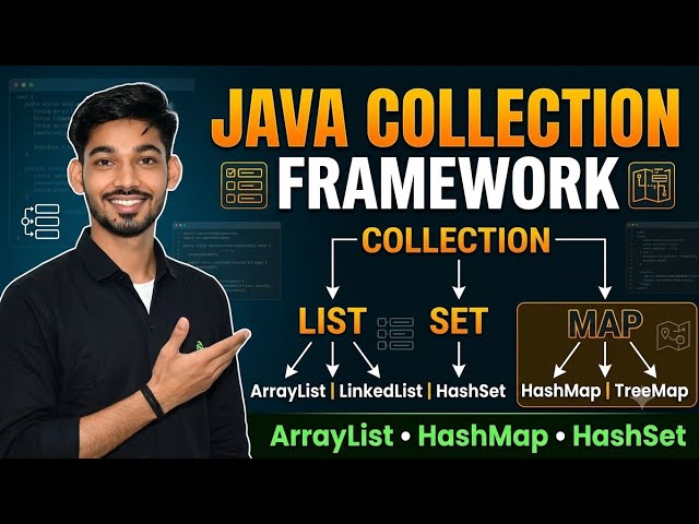 Java Collection Framework Explained | ArrayList, LinkedList, HashSet, HashMap & More
