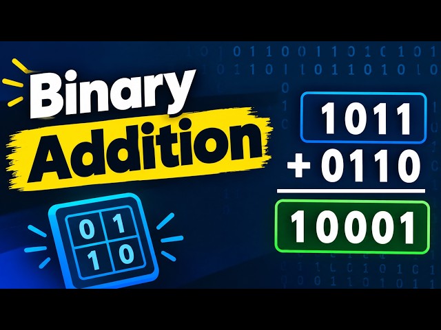 Binary Addition of Two Binary Numbers | Binary Addition Rules & Examples | Digital Electronics