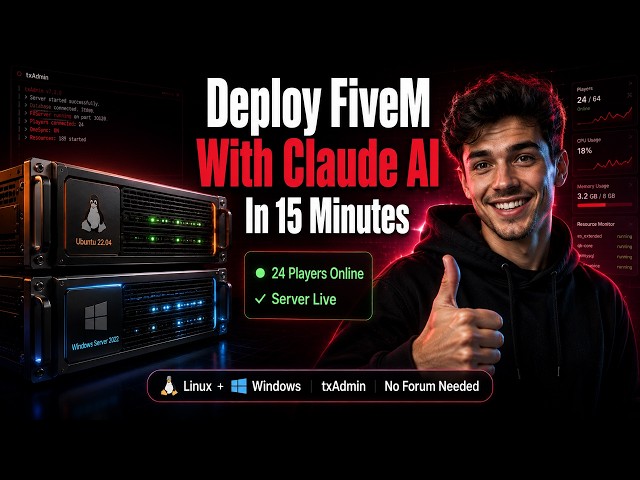 Deploy FiveM Server With Claude AI Fast (Linux + Windows Tutorial)