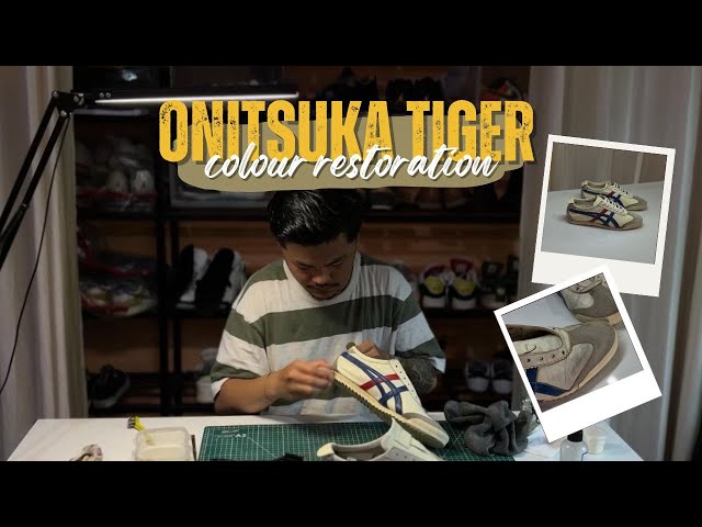 Onitsuka tiger leather colour restoration