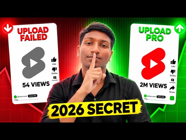 How I Upload Shorts Like a PRO in 2026 😱 | 3 Viral Secrets Nobody Tells! 🚀