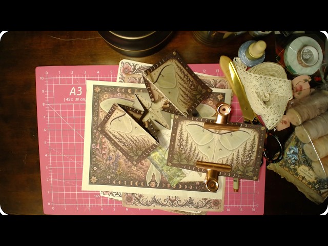 Luna-moth foldable ephemera
