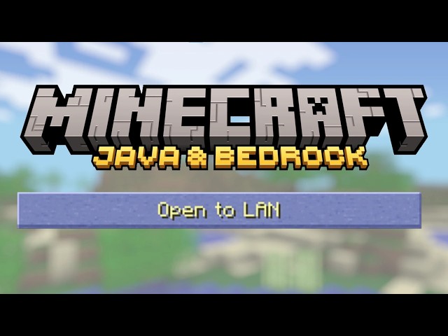How to LAN in Minecraft (Bedrock vs Java)