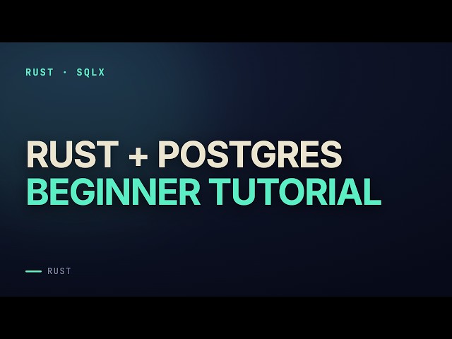 Rust SQLx Postgres Tutorial for Beginners: Compile-Time Checked SQL and the Stale Cache Trap