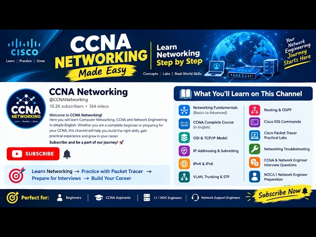 Networking Fundamentals in English | Computer Networking Basics | CCNA for Beginners 2026