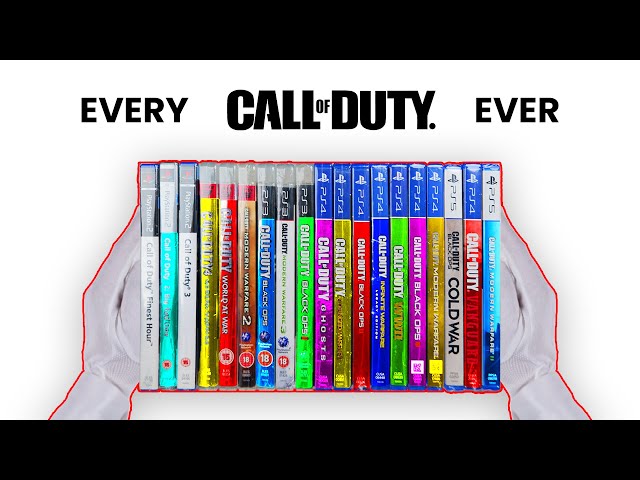 Unboxing Every Call of Duty Game Ever (2003-2023)