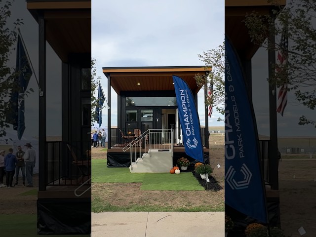 Touring a 400 square foot Prefab Cottage at the Home Show! #hometour