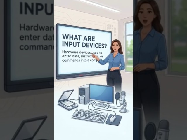 Input Devices of Computer 💻 | 5 Important Devices You Must Know! | Computer GK #shorts