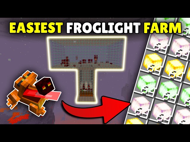 EASIEST Froglight Farm in Minecraft Bedrock 26.1/1.21+!