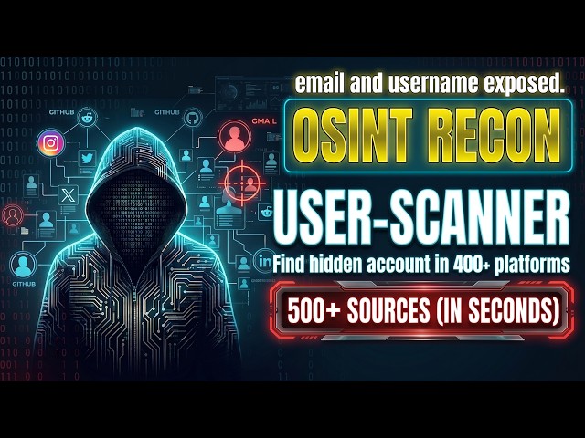 User-Scanner OSINT Tutorial 2026 — Email & Username Investigation (400+ Platforms)