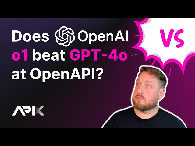 Does OpenAI o1 beat GPT-4o at OpenAPI?