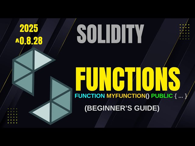 Functions in Solidity Explained | Beginner’s Guide with Examples (For Beginners)