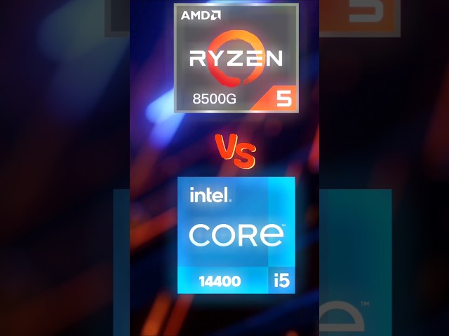 Ryzen 5 8500G vs Core i5 14400 #ryzen5 #corei5 #cpu #comparison #tech #shorts #fyp