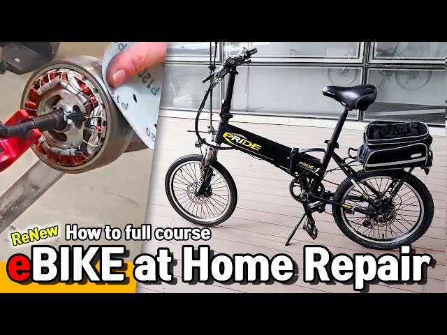 How to Fully Repair Your Electric Bicycle at Home, Including the Motor and Key