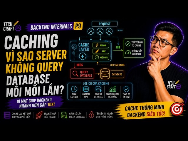 🔒⚙️ Backend Internals P9: Caching — Vì Sao Server Không Query Database Mỗi Lần
