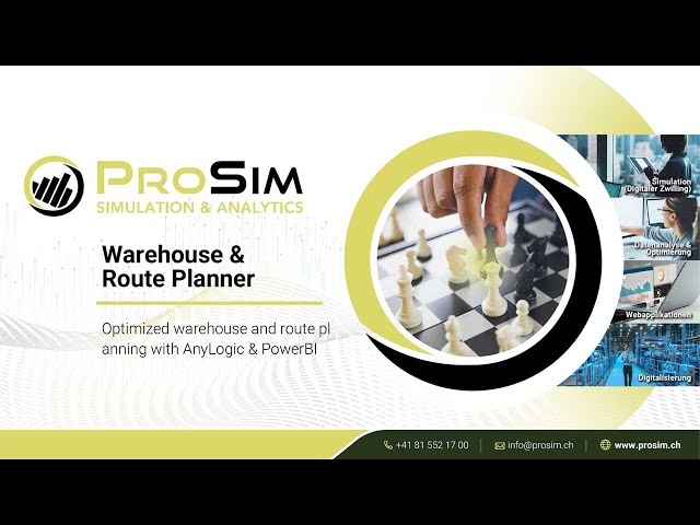 Optimized Warehouse and Route Planning with AnyLogic and Power BI