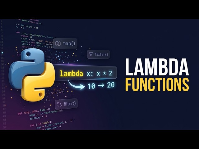 75 🐍 Python Lambda Functions Explained | Write Short, Powerful Code