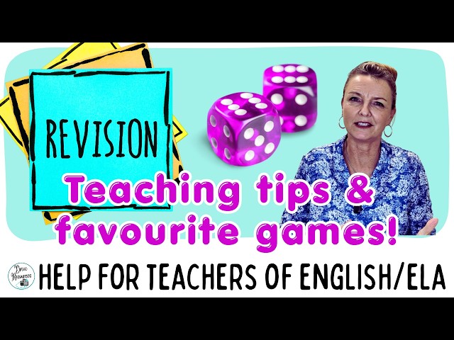 Revision Tips and Games for English / ELA