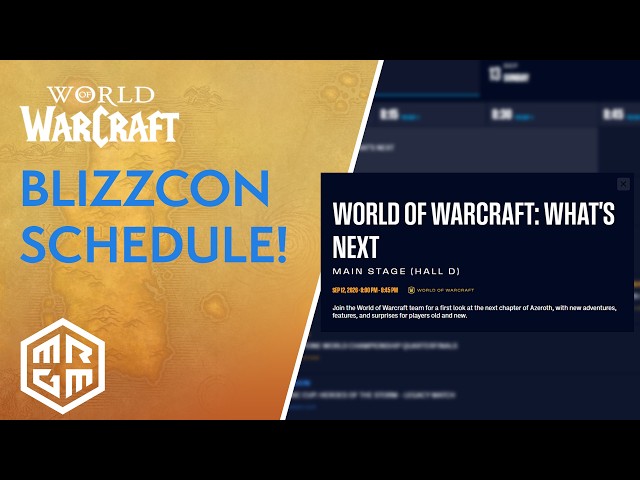 BlizzCon 2026 WoW Schedule Breakdown: What Does It Reveal?